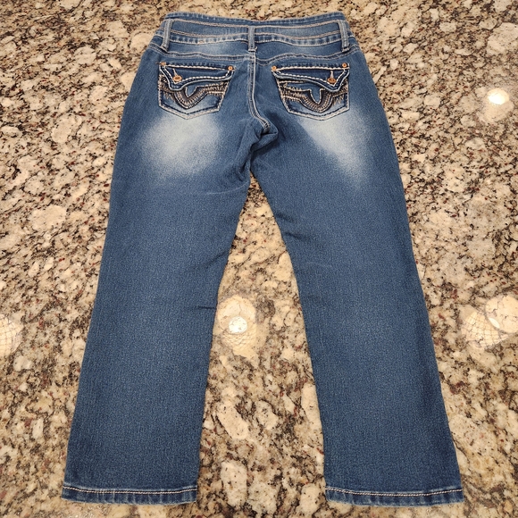 Hydraulic Denim - Hydraulic Womens Jeans Size 8 Blue Capri Curvy "Nolita"